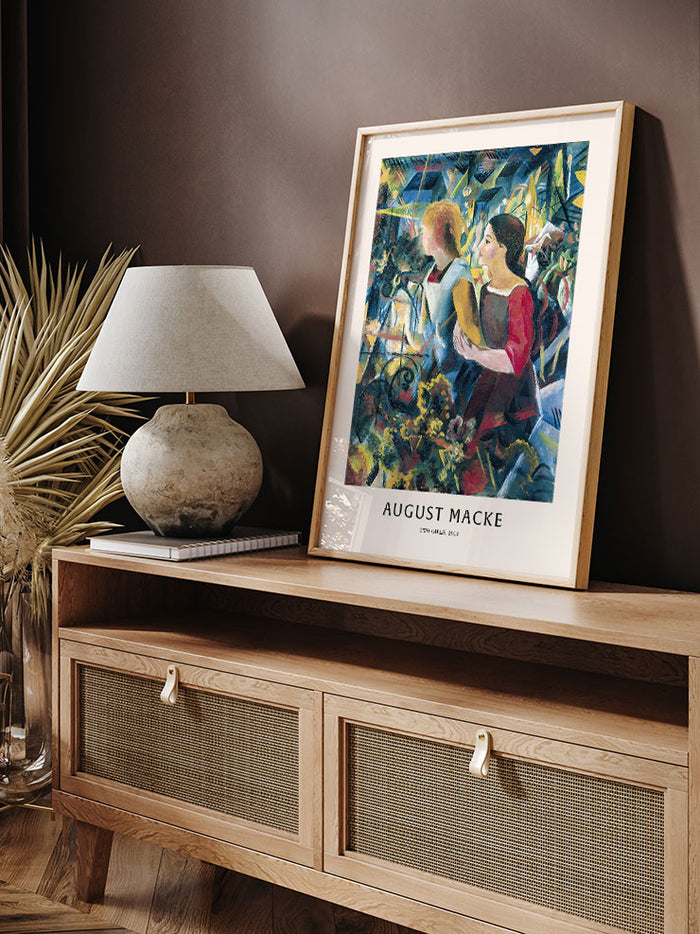 August Macke Two Girls - Art Print  Poster