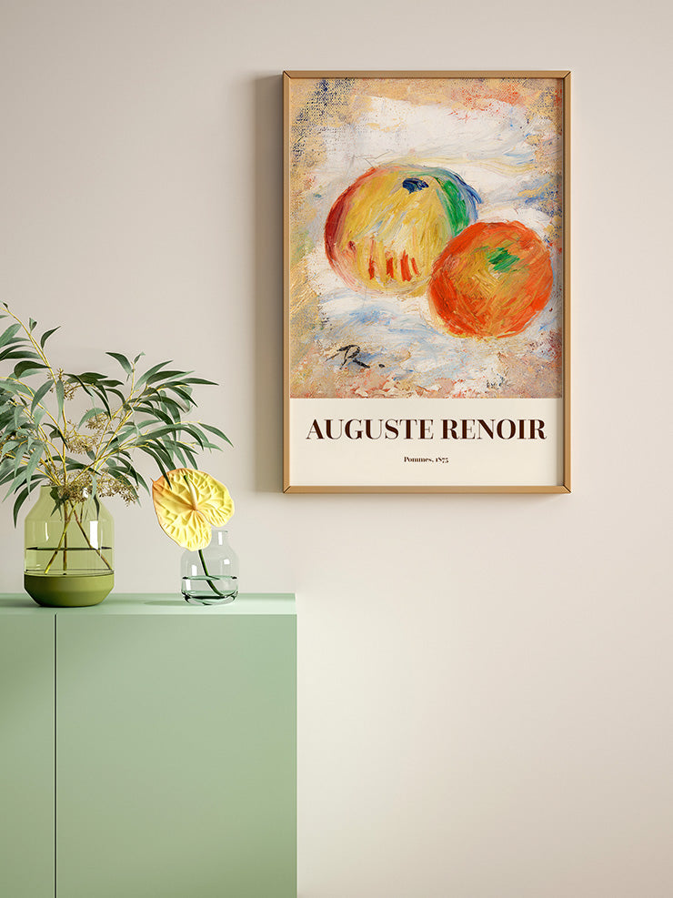 Auguste Renoir Apples - Art Print  Poster