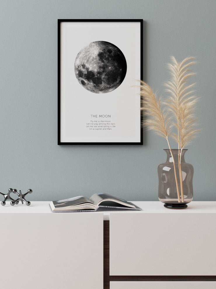 The Moon - Art Print  Poster