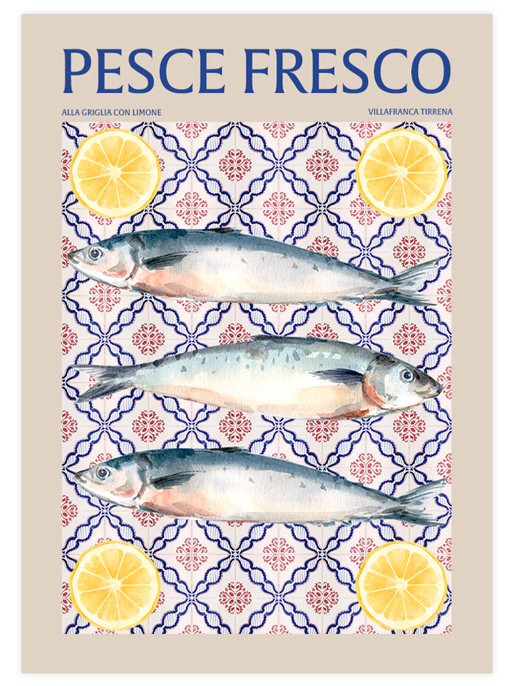 Sea Foods - Poster Seti Trio  Poster