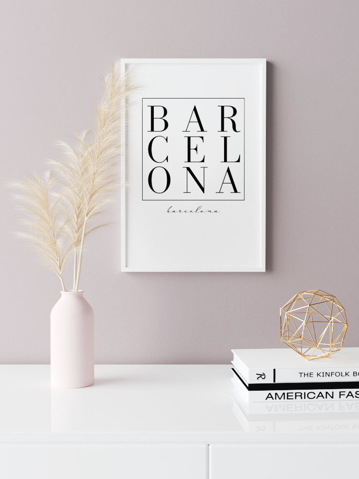 Barcelona - Art Print Ürün ikincil görseli