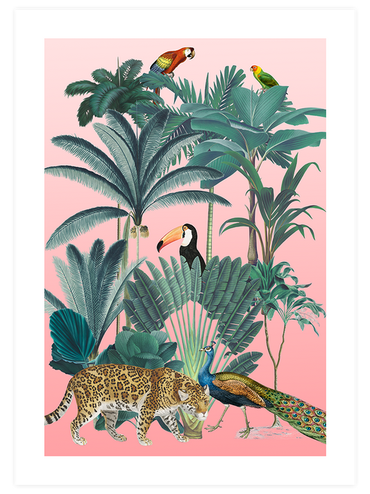 Beautiful Jungle N2 Poster - Giclée Baskı