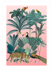 Beautiful Jungle N2 Poster - Giclée Baskı