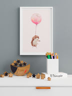 Uçan Kirpi - Art Print