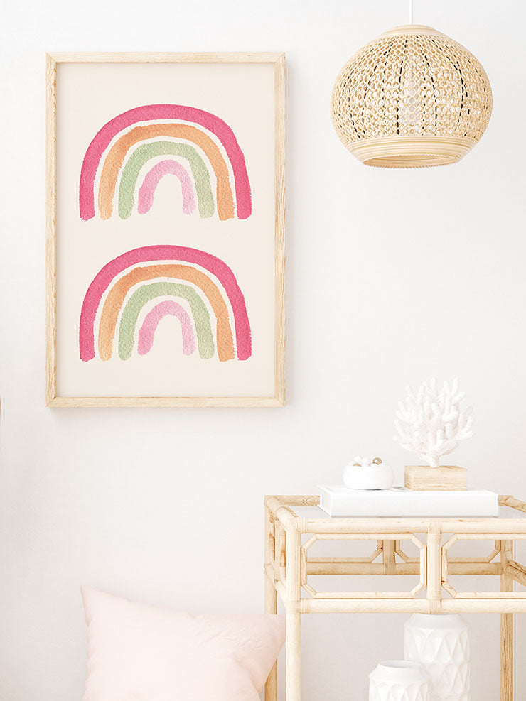 Rainbows - Art Print  Poster