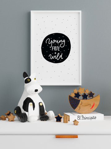 Young Free Wild - Art Print