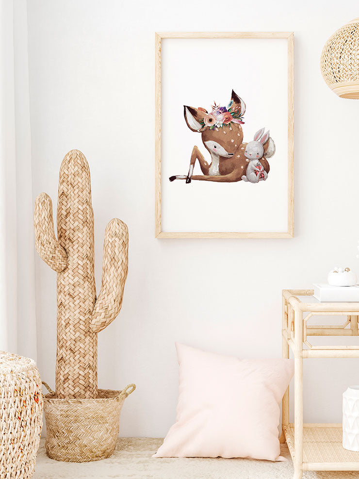 Şirin Bambi - Art Print Ürün ikincil görseli