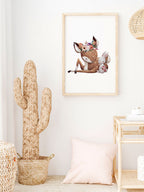 Şirin Bambi - Art Print