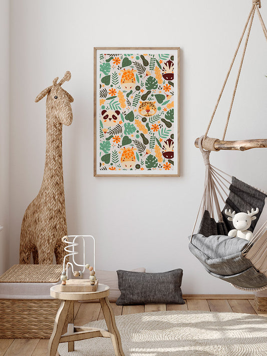 Ormandaki Hayvanlar - Art Print