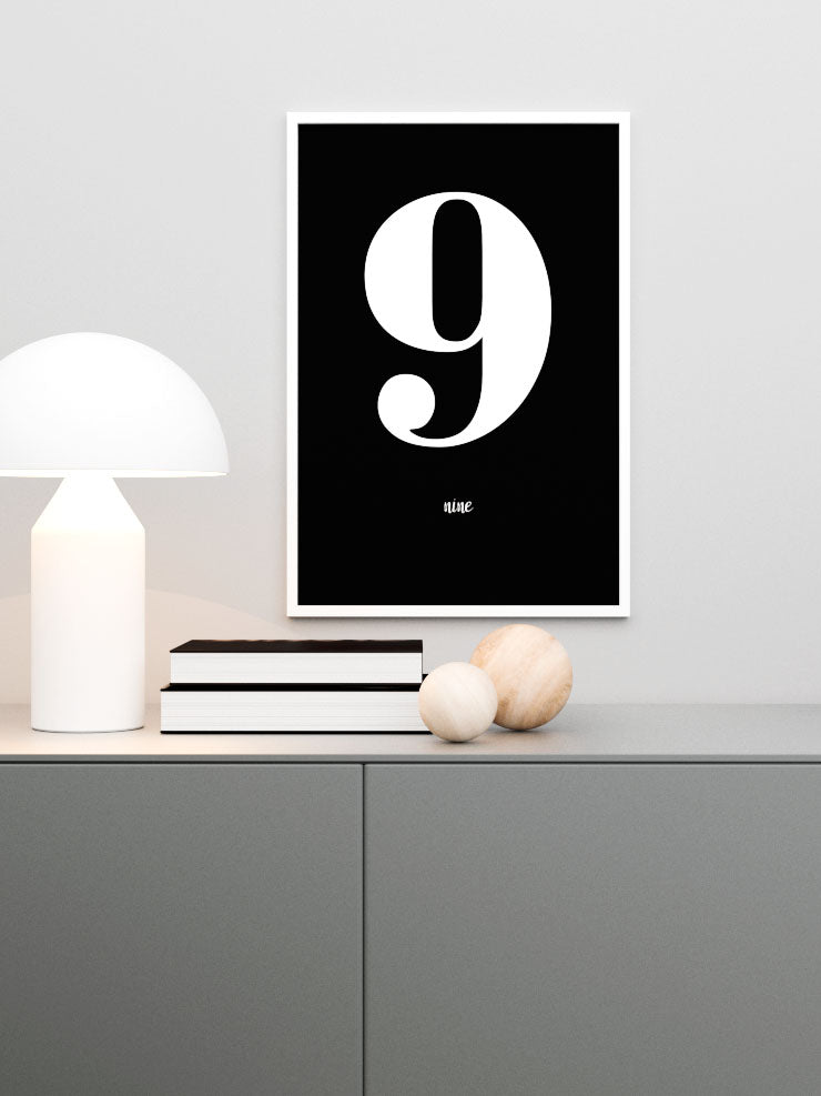 Nine - Art Print Ürün ikincil görseli