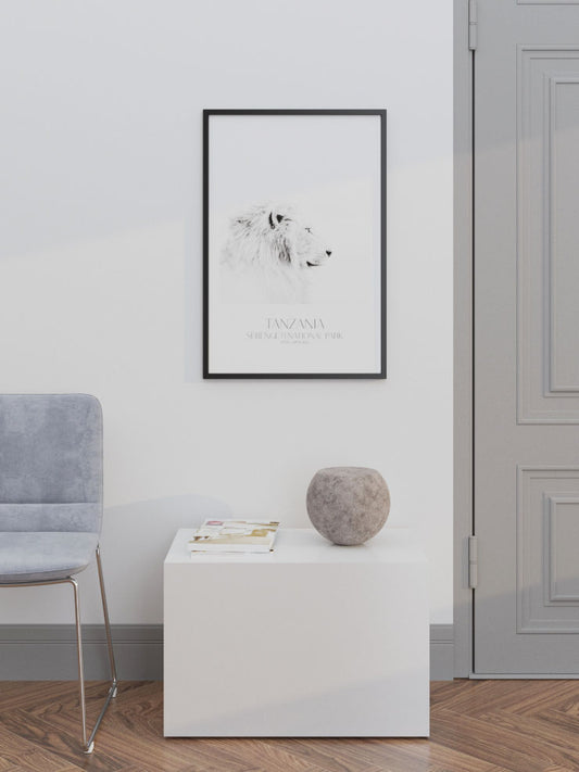 Lion D'afrique - Art Print