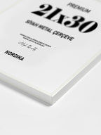 Beyaz Metal Çerçeve 21x30cm