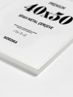 Beyaz Metal Çerçeve 40x50cm