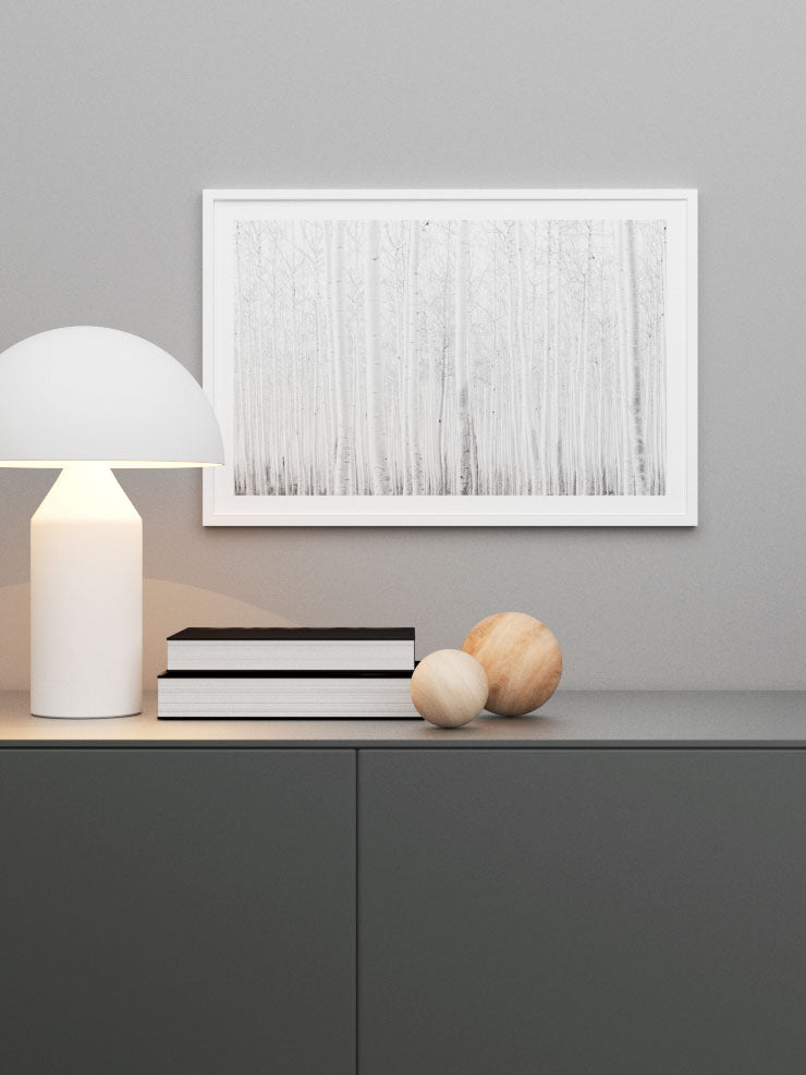 Beyaz Orman - Art Print Ürün ikincil görseli