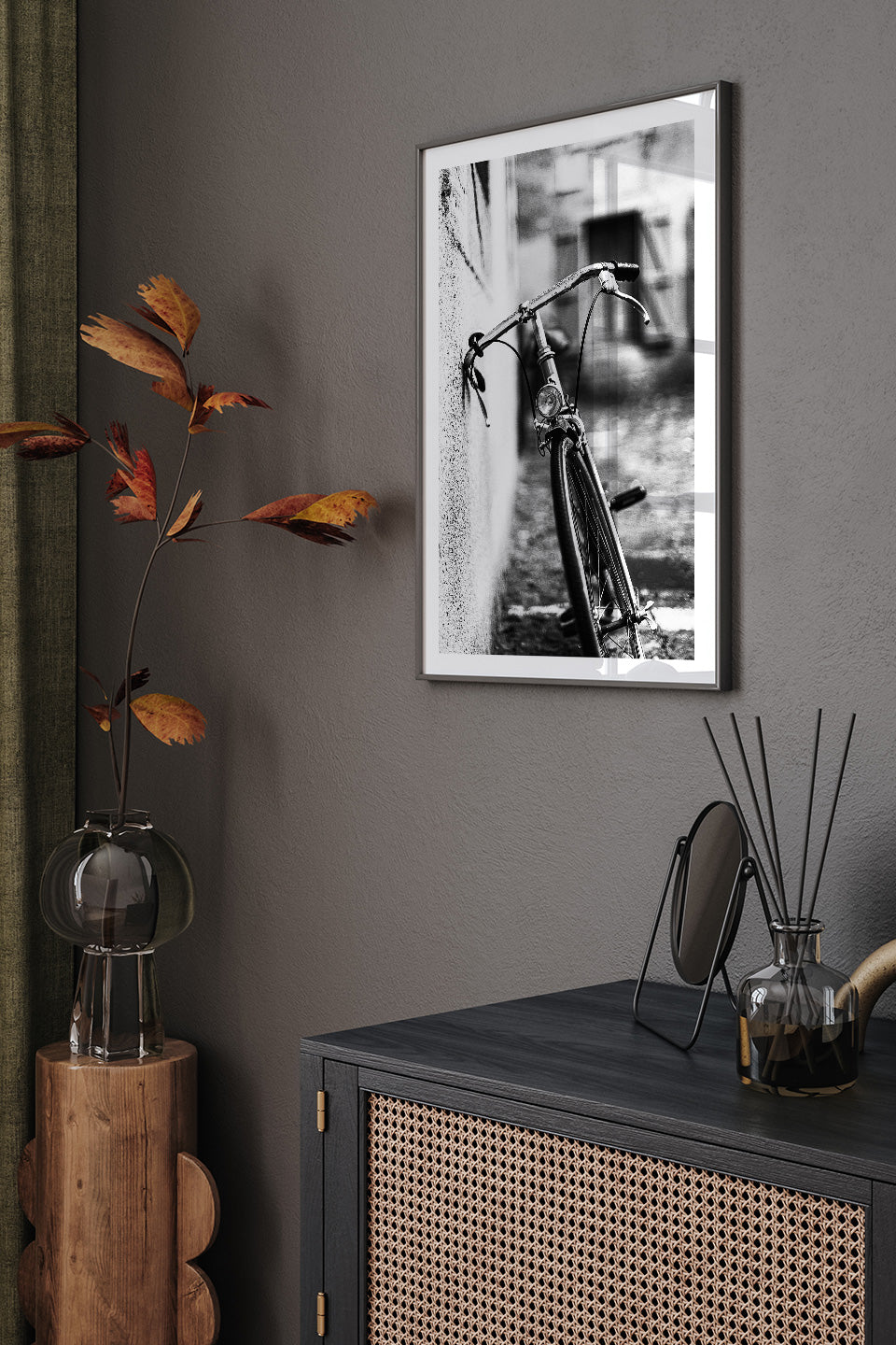 Vintage Bisiklet - Art Print Ürün ikincil görseli