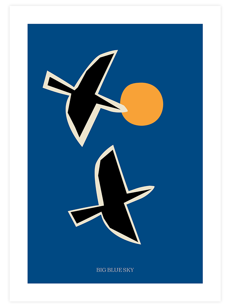 Big Blue Sky - Art Print