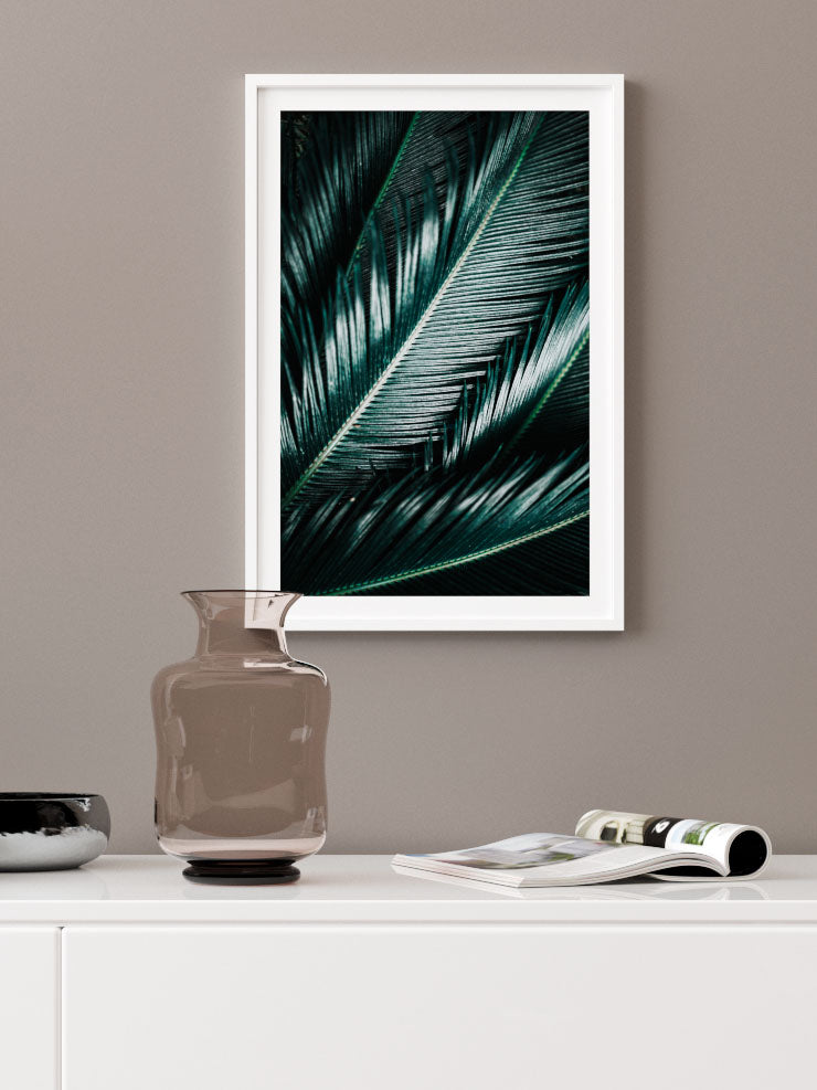 Palmiye Yaprakları - Art Print  Poster