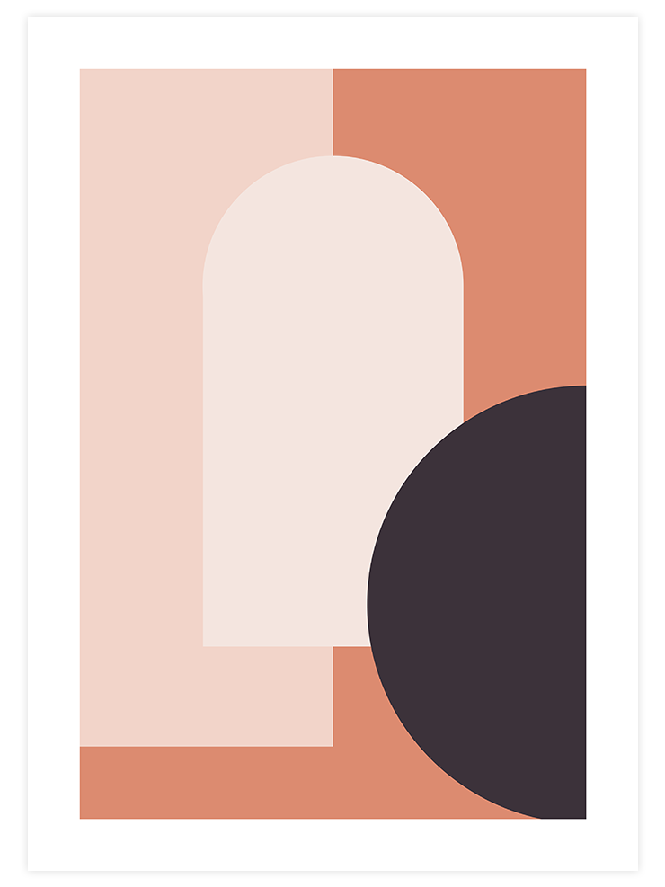 Bold Shapes N3 - Art Print