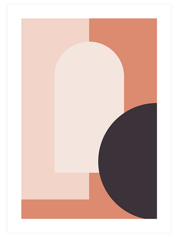 Bold Shapes N3 - Art Print