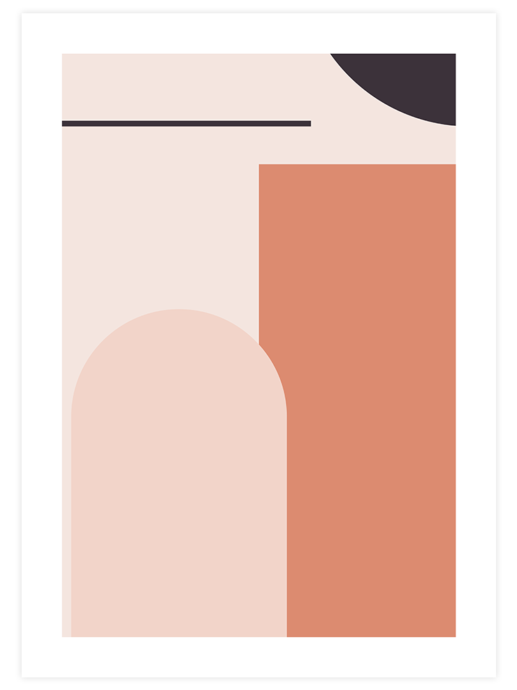 Bold Shapes N2 - Art Print