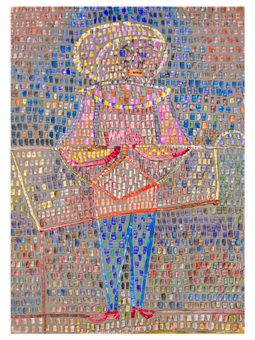 Paul Klee Boy in Fancy Dress - Art Print