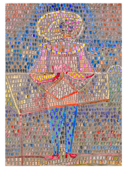 Paul Klee Boy in Fancy Dress - Fine Art Poster