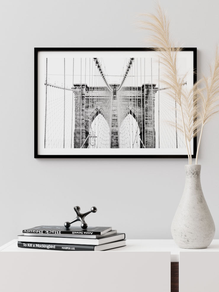 Manhattan Köprüsü - Art Print Ürün ikincil görseli