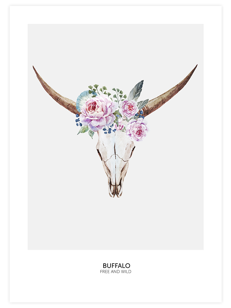 Bufflonne Coquette N2 - Art Print  Poster