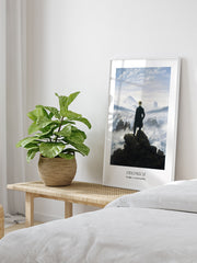 Friedrich Wanderer above the Sea of Fog - Fine Art Poster
