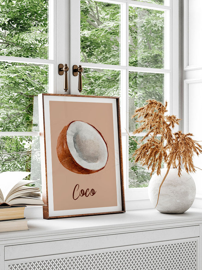 Coconut - Art Print  Poster