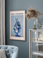 Cezanne Flowers In A Rococo Vase - Art Print