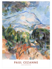 Cezanne Mont Sainte-Victoire Poster - Giclée Baskı