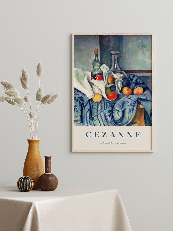 Cezanne The Peppermint Bottle - Art Print  Poster