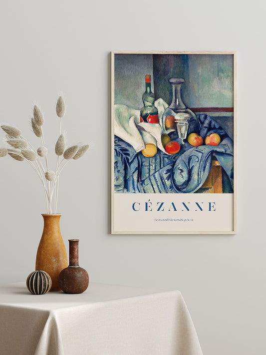 Cezanne The Peppermint Bottle Poster - Giclée Baskı