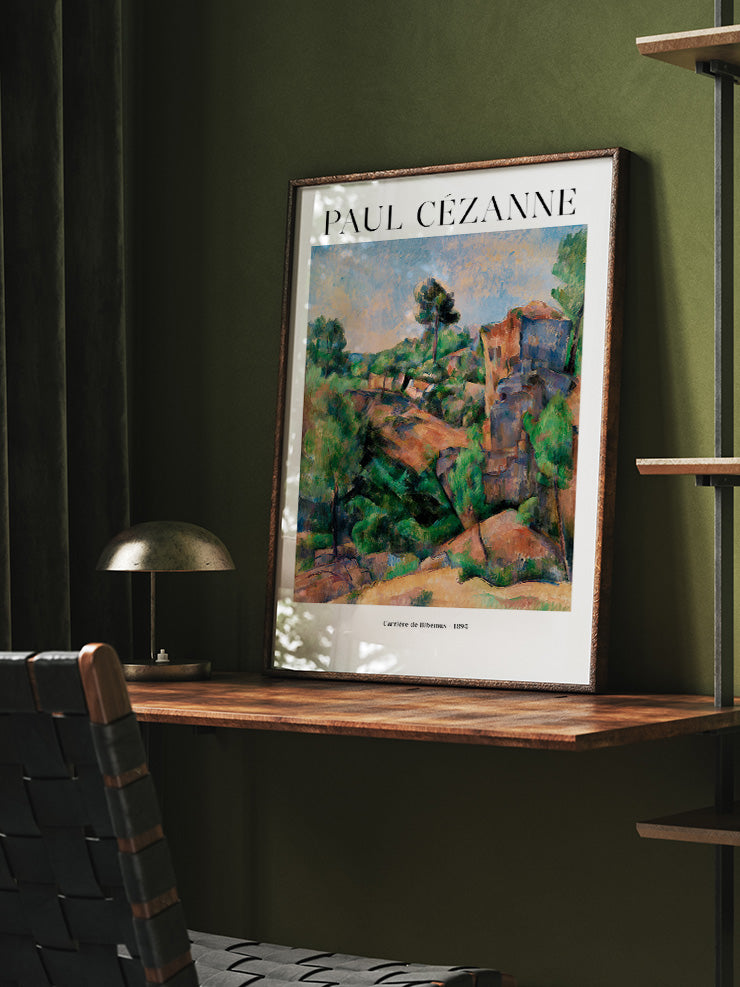 Cezanne Bibemus Quarry - Art Print  Poster