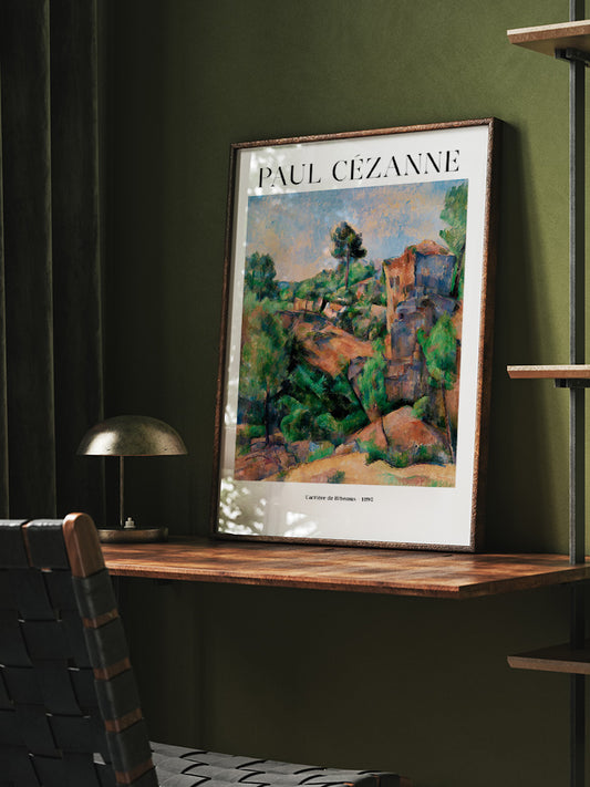 Cezanne Bibemus Quarry - Fine Art Poster