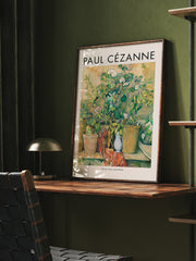 Cezanne Potted Plants Poster - Giclée Baskı