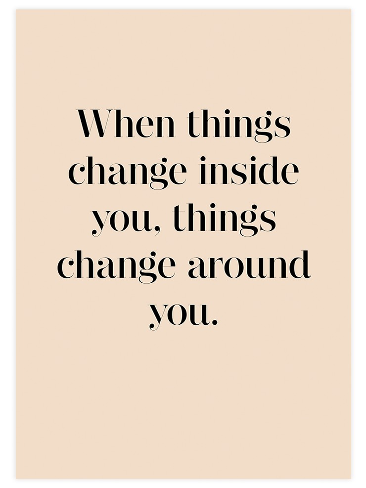 Change - Art Print  Poster