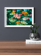 Rengarenk Çiçekler - Art Print