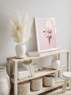 Çiçekli Dondurma - Art Print