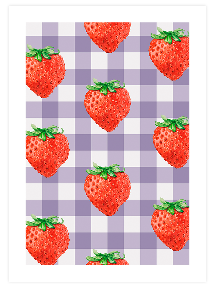 Çilek - Art Print Ürün ana görseli