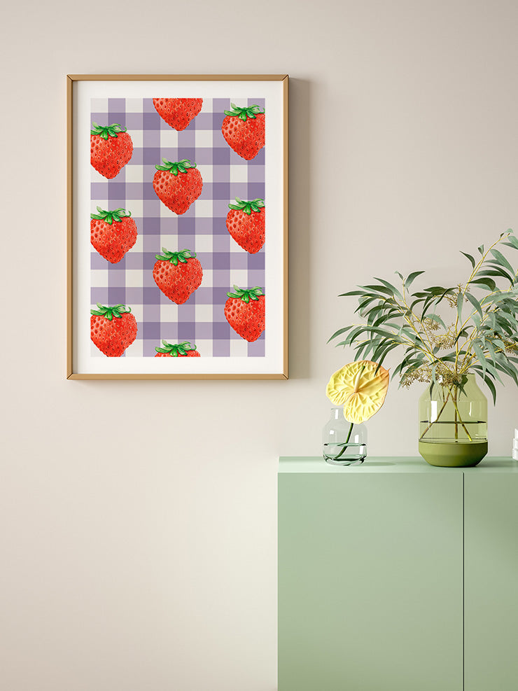 Çilek - Art Print  Poster