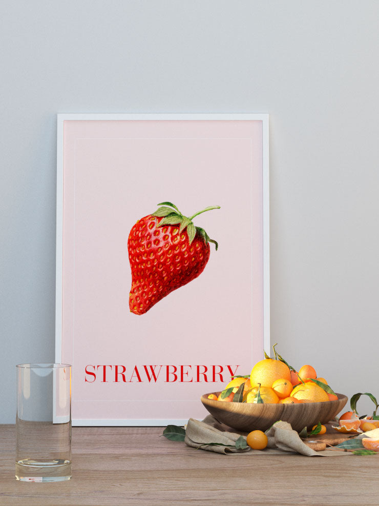 Çilek - Art Print Ürün ikincil görseli