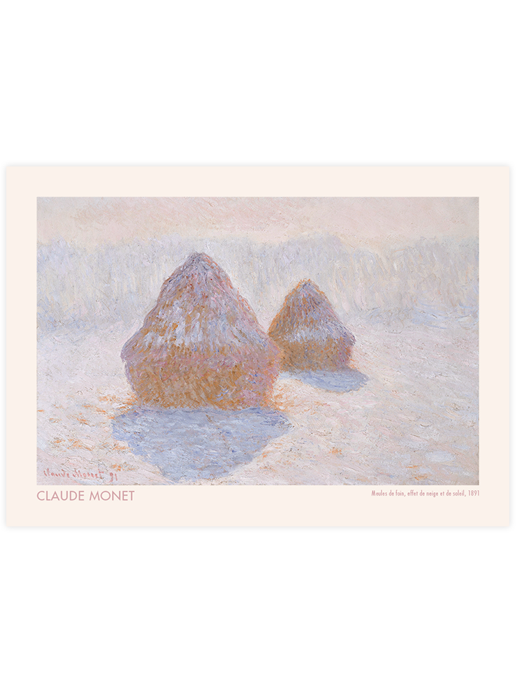 Claude Monet Meules de Foin - Art Print
