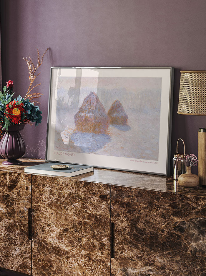 Claude Monet Meules de Foin - Art Print  Poster