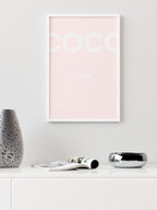 Coco Chanel Fashion N3 - Art Print