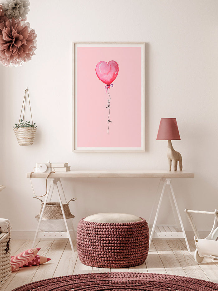 Je T'aime - Art Print  Poster