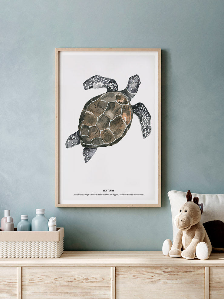 Kaplumbağa - Art Print Ürün ikincil görseli