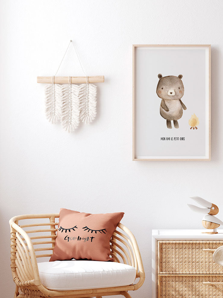 Mon Ami Ours - Art Print Ürün ikincil görseli