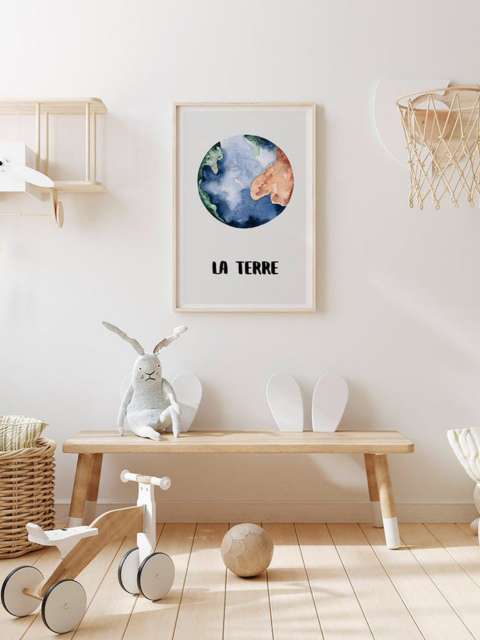 La Terre - Art Print  Poster